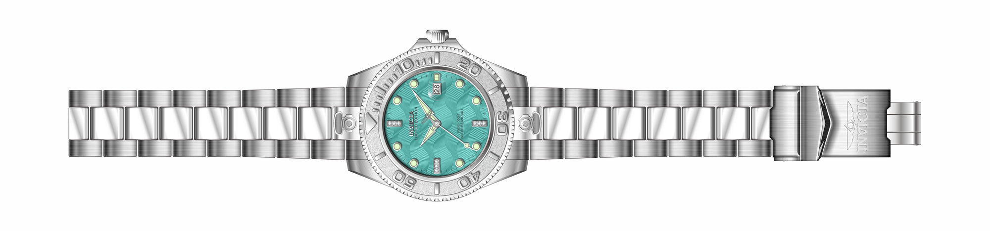 Band For Invicta Pro Diver  Men 45347