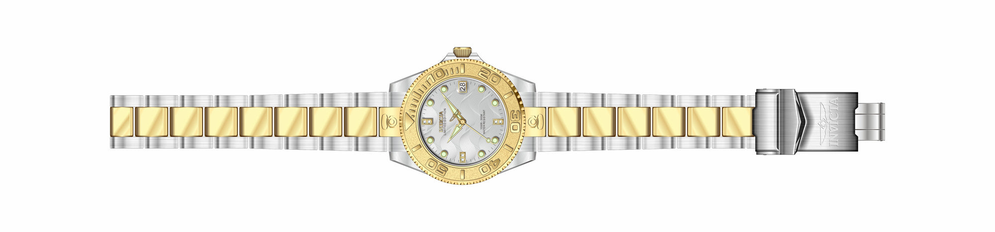 Band For Invicta Pro Diver  Lady 45350