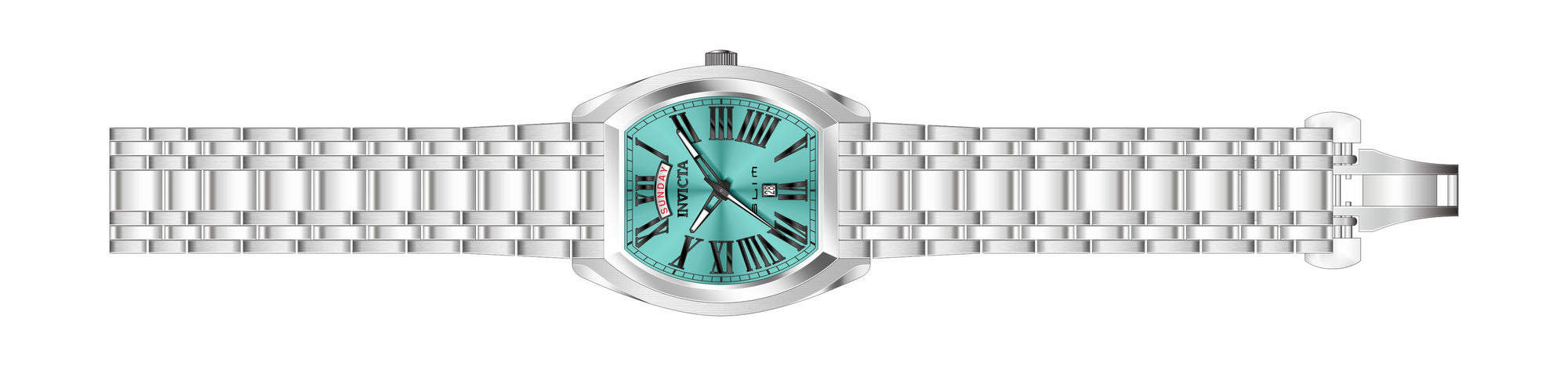 Band For Invicta Slim  Men 45444