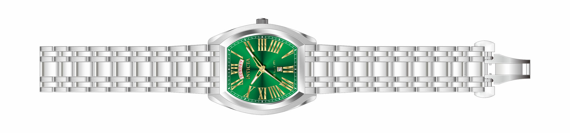 Band For Invicta Slim  Men 45445