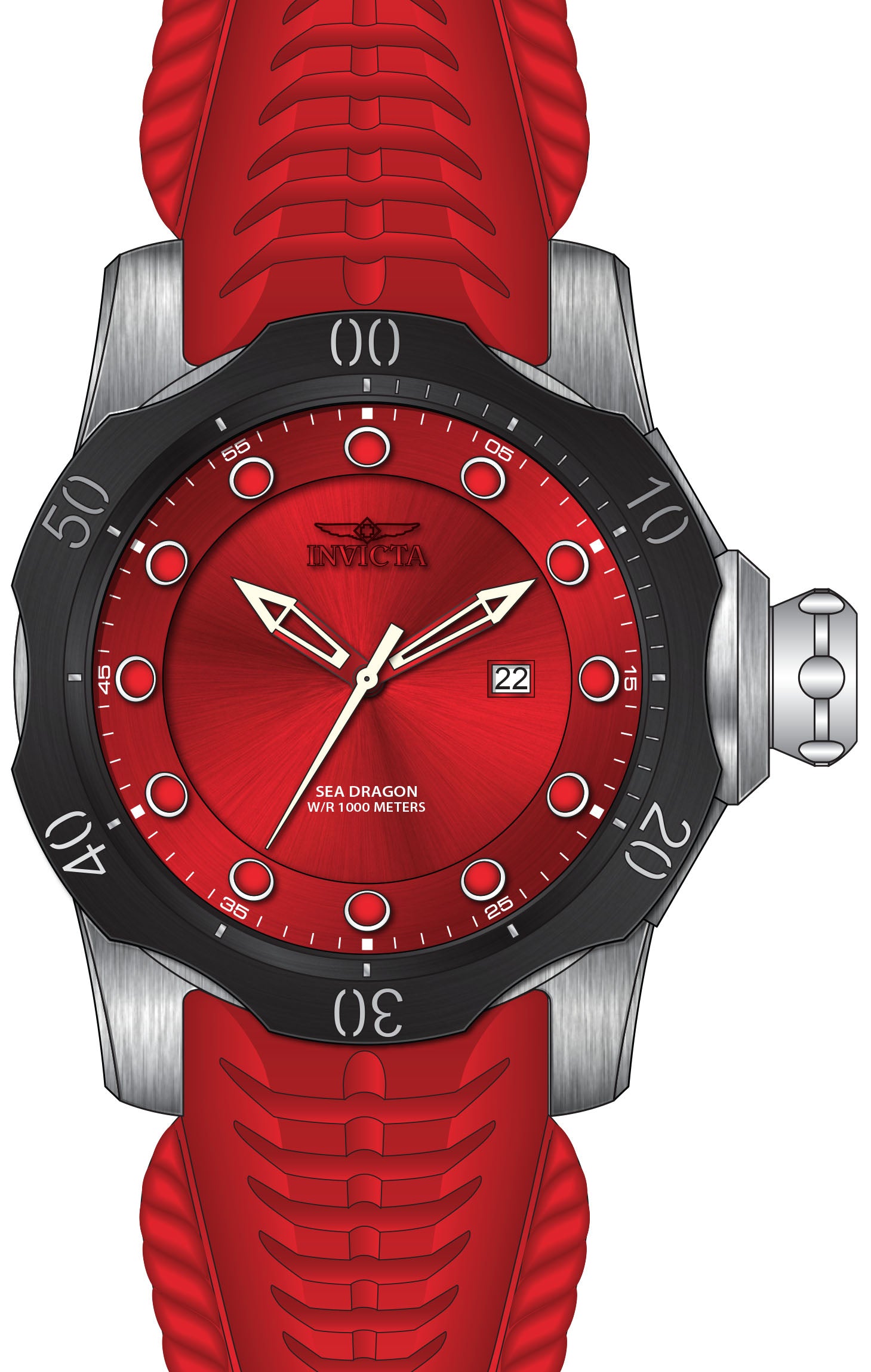 Band For Invicta Venom  Men 45493