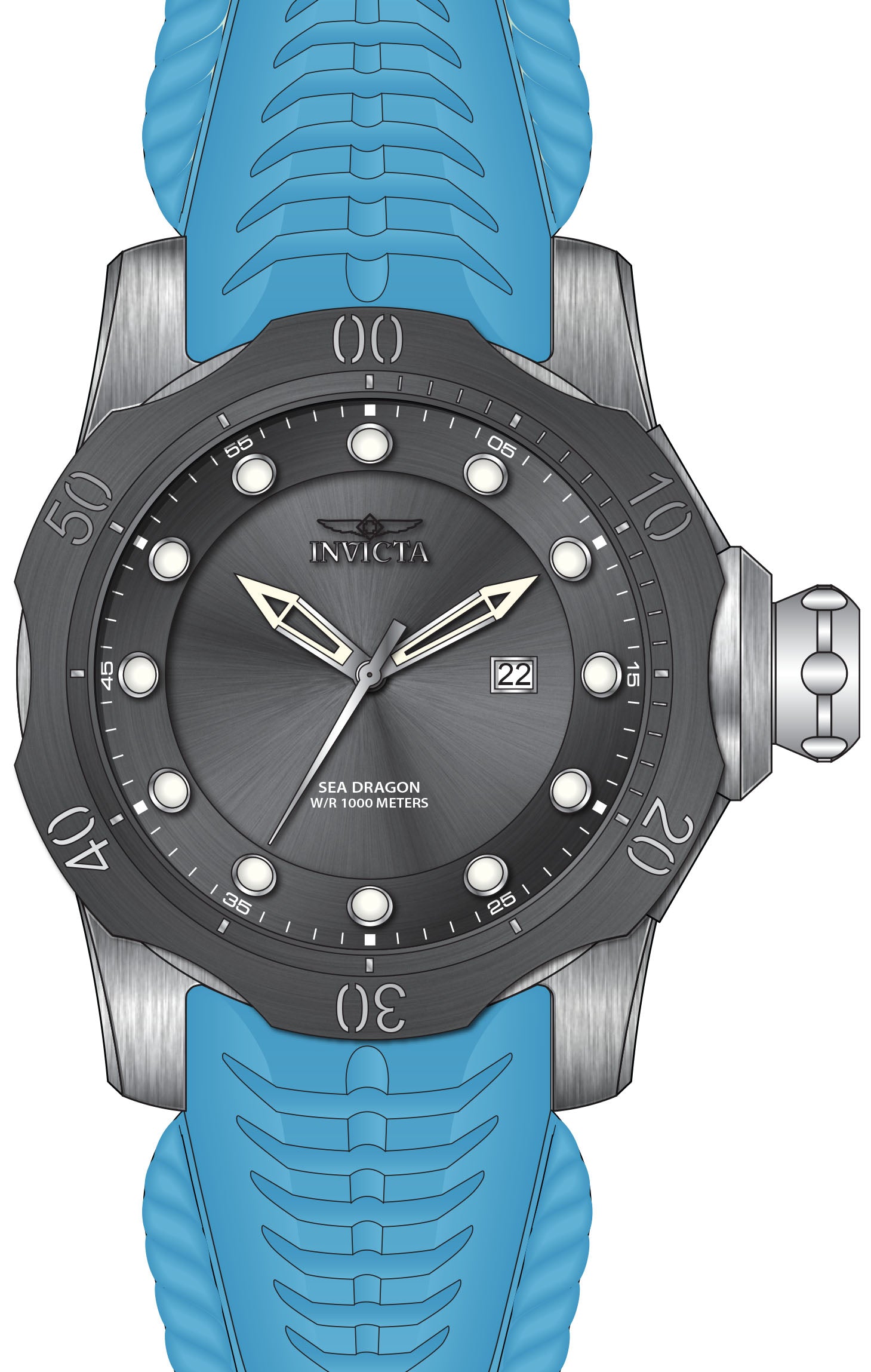 Band For Invicta Venom  Men 45500