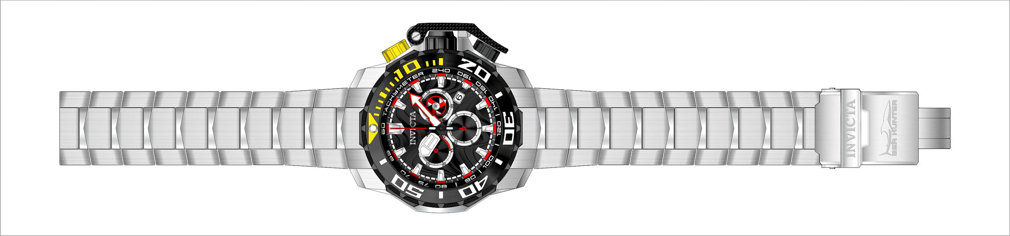 Parts For Invicta Sea Hunter  Men 45560