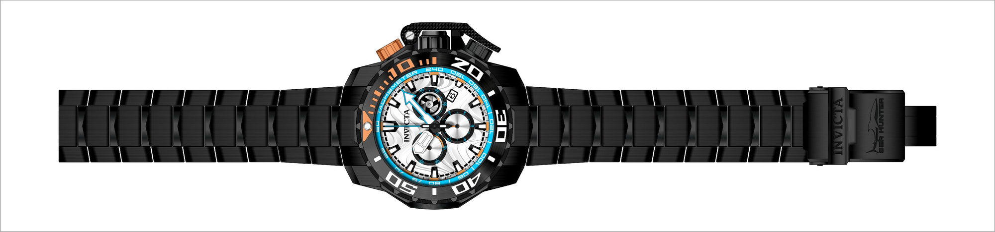 Band For Invicta Sea Hunter  Men 45562