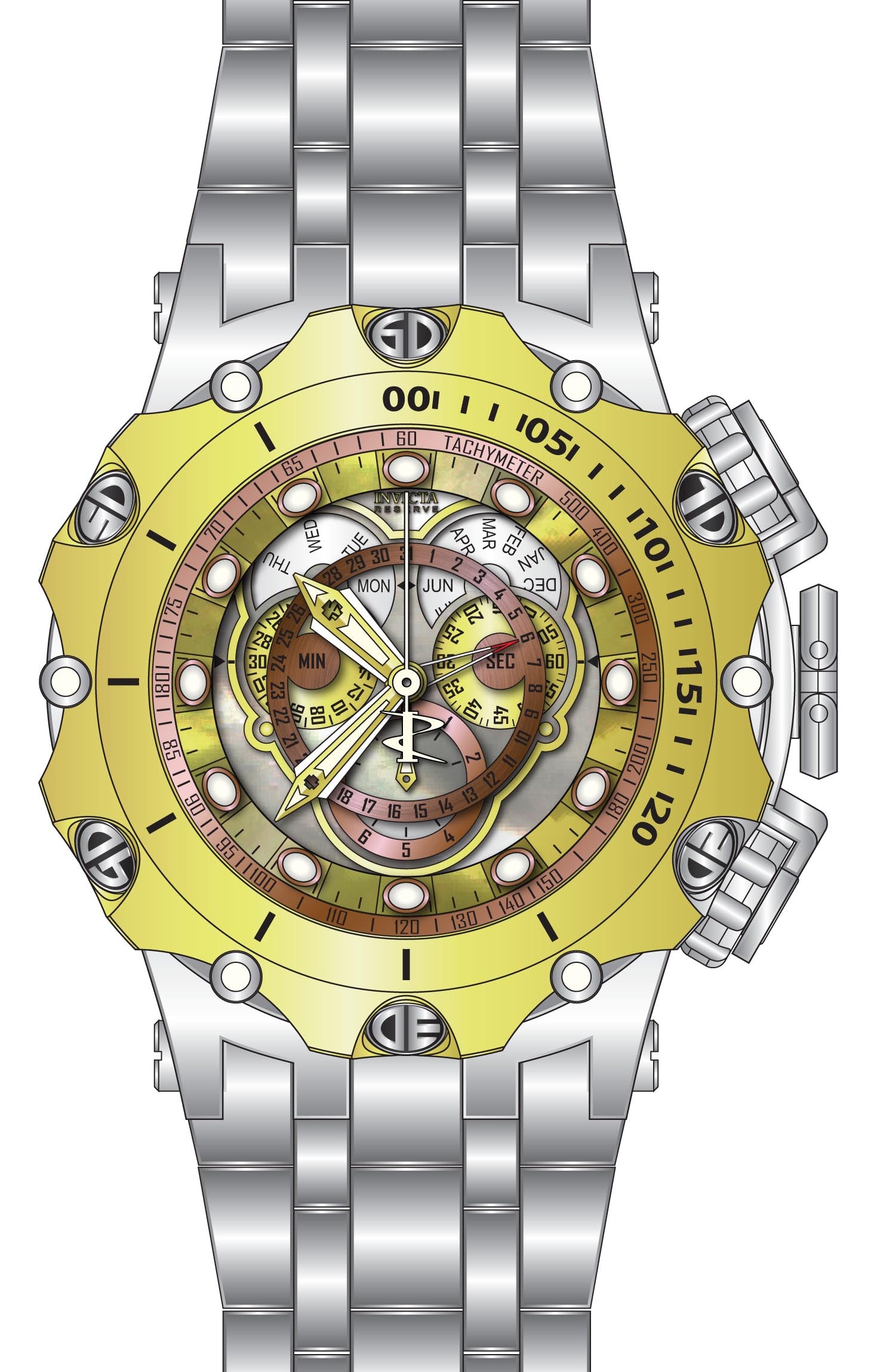 Parts For Invicta Reserve  Men 45609