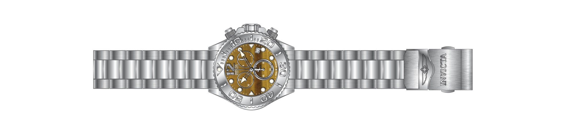 Band For Invicta Reserve Grand Diver Men 45366