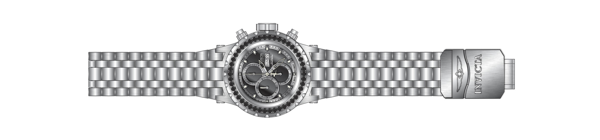 Band For Invicta Reserve  Men 45377