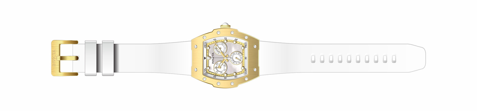 Band For Invicta S1 Rally Diablo Lady 45643