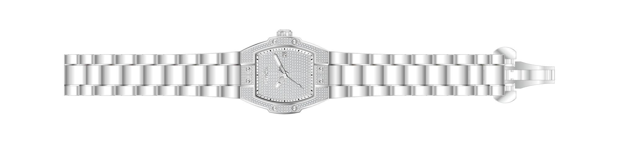 Band For Invicta S1 Rally  Lady 45707