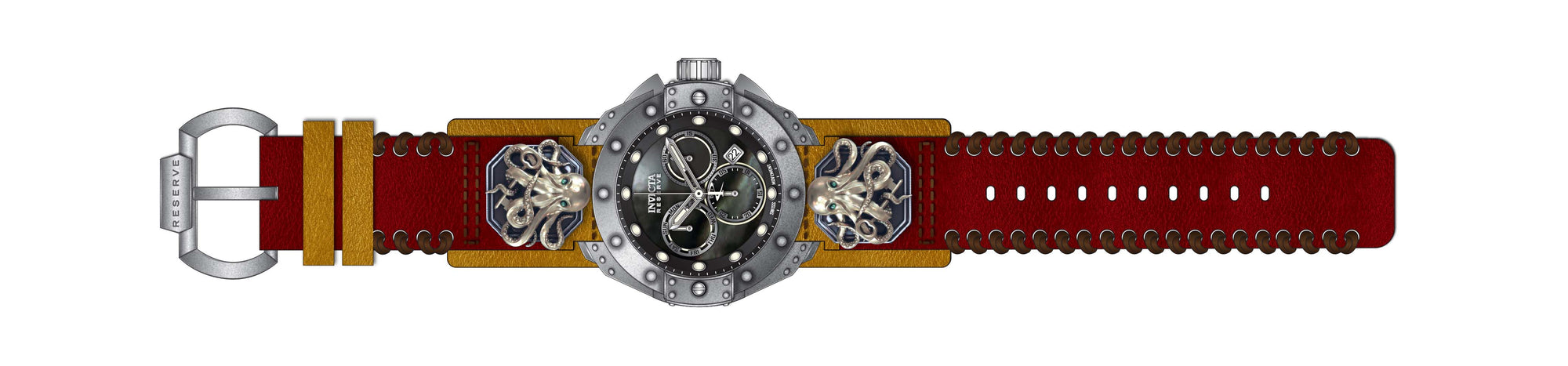 Band For Invicta Reserve Akula Men 44728