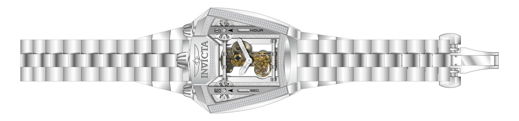 Band For Invicta Speedway  Men 45847