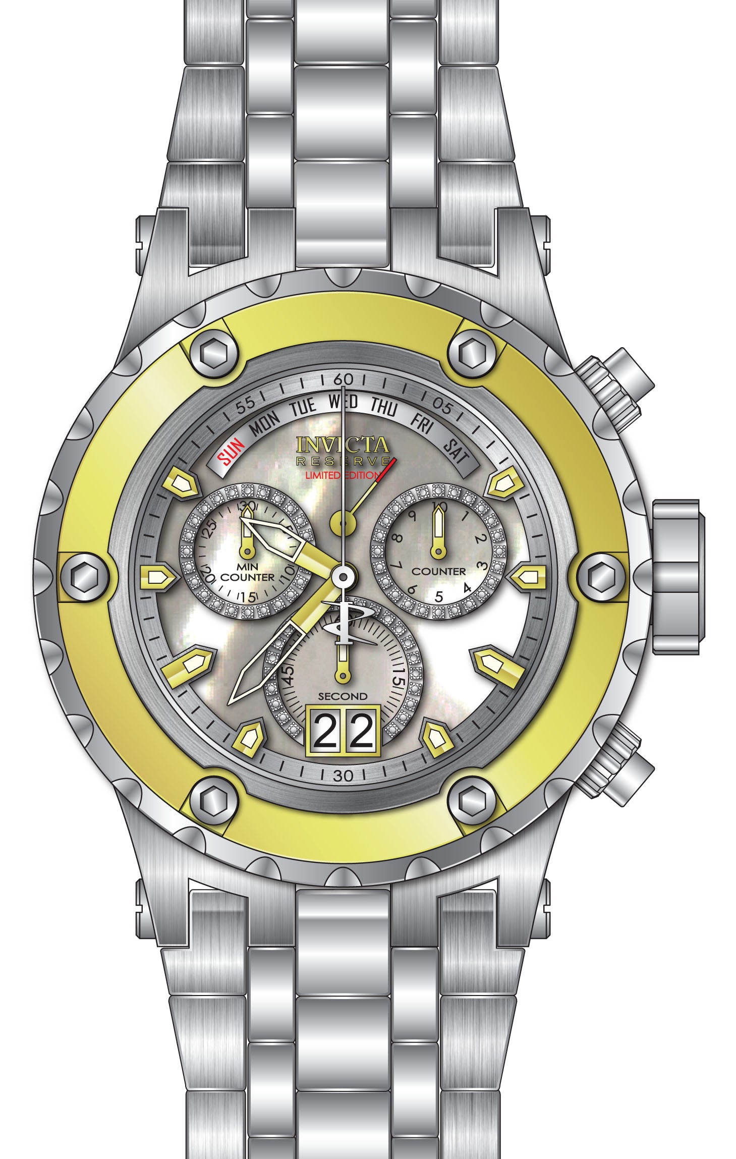 Parts For Invicta Reserve Specialty Subaqua Men 45897