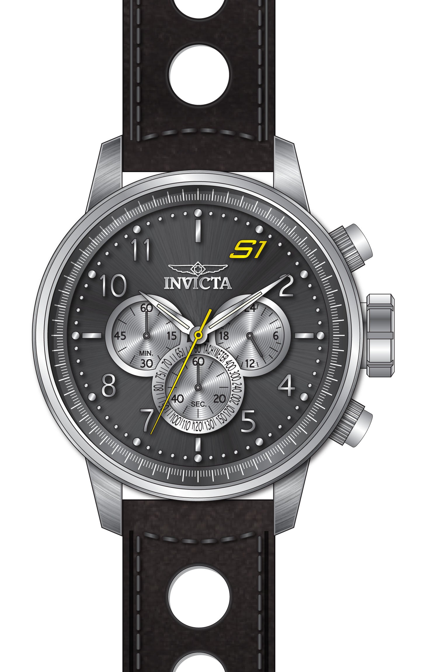 Band For Invicta S1 Rally  Men 45909