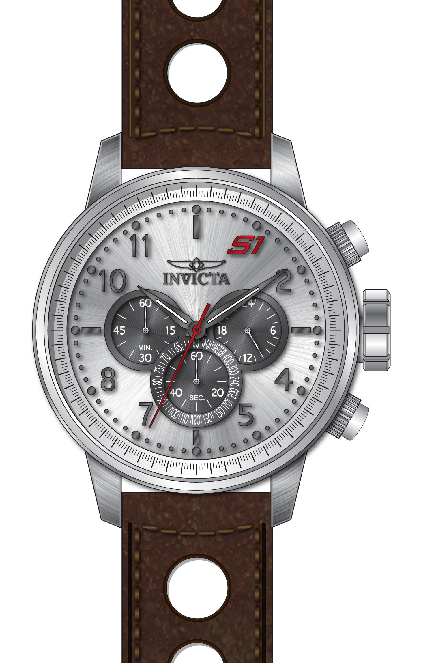 Band For Invicta S1 Rally  Men 45911