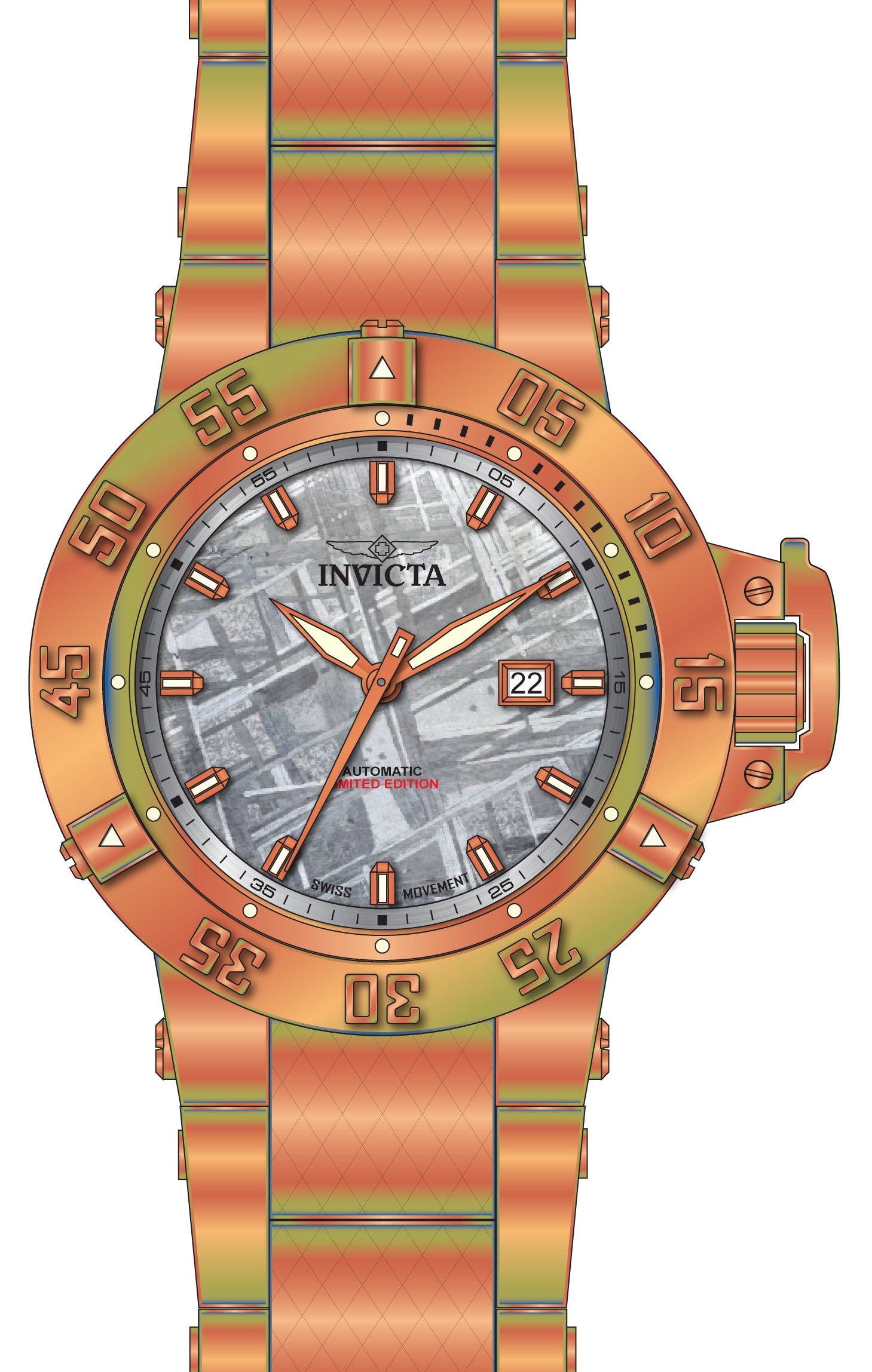 Band For Invicta Subaqua Noma III Men 45987
