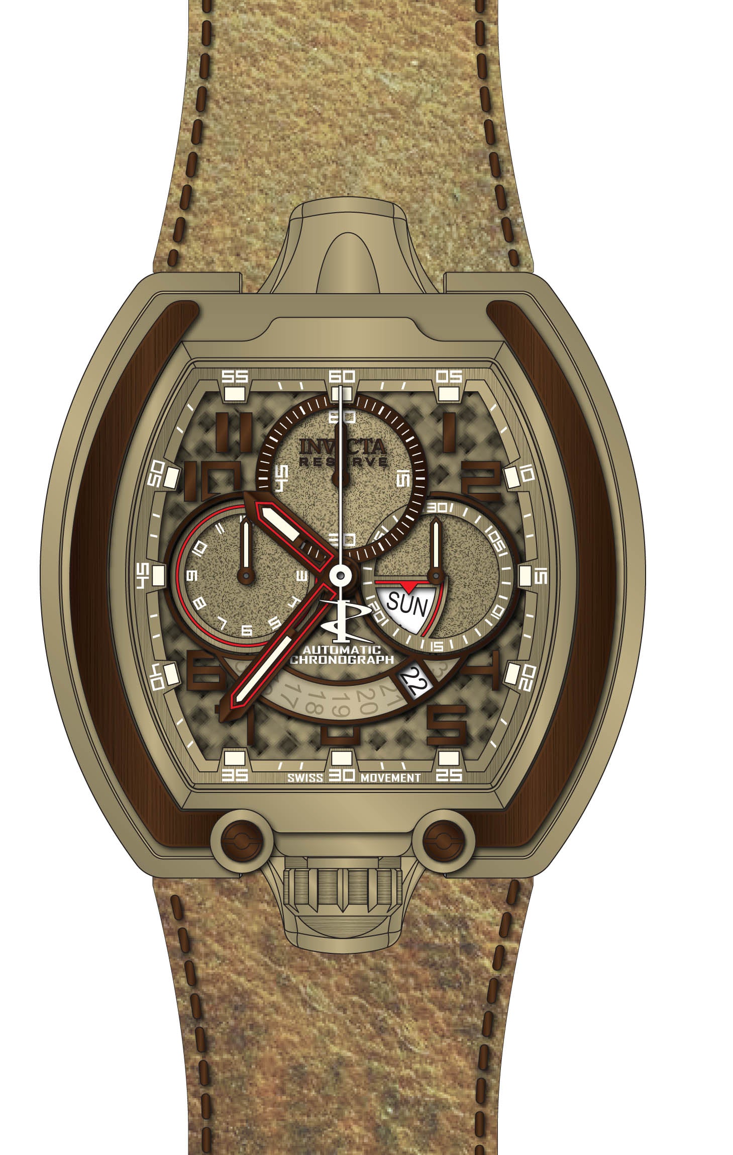 Parts For Invicta Reserve Man Men 46004