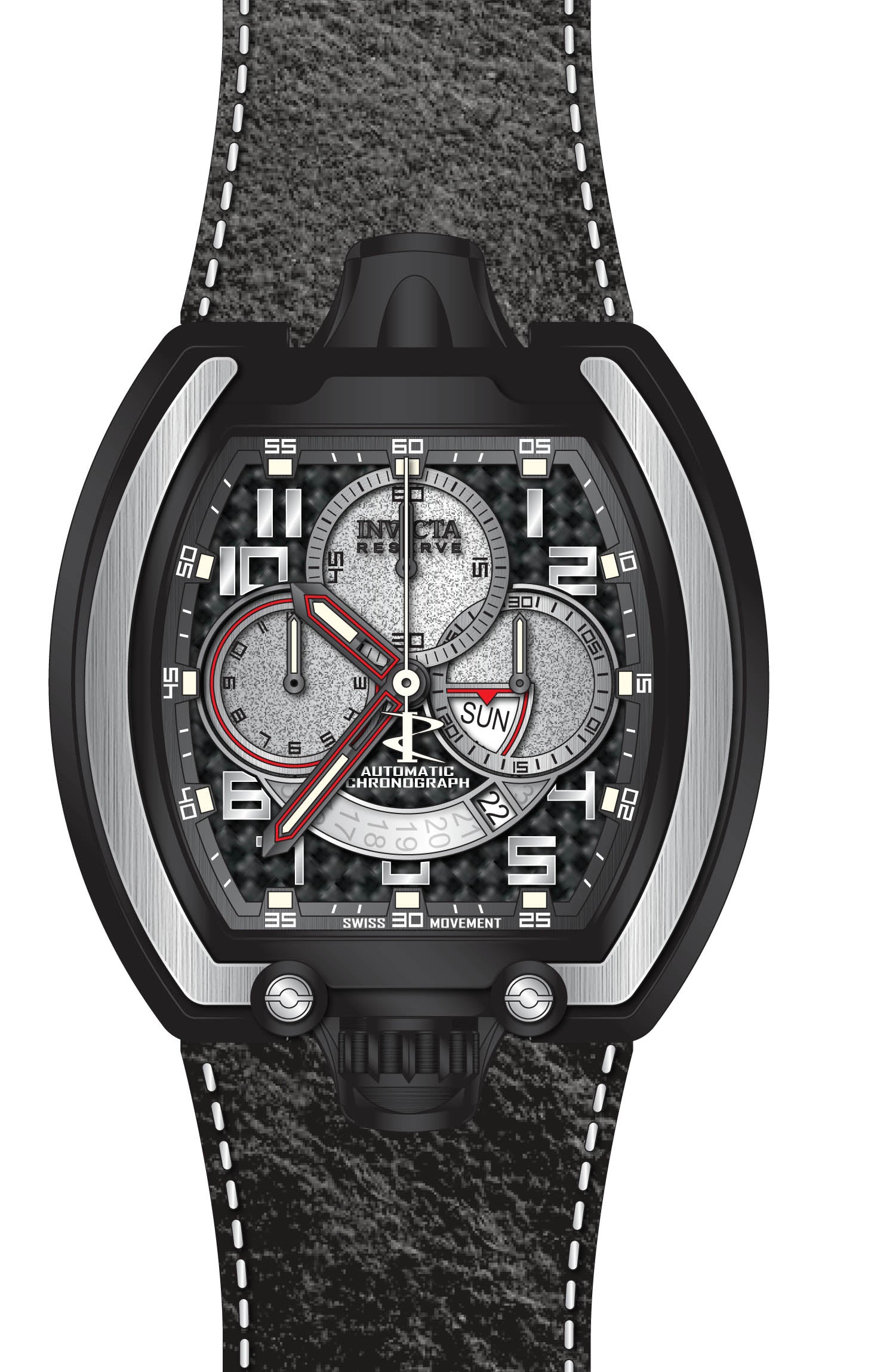 Band For Invicta Reserve Man Men 46005