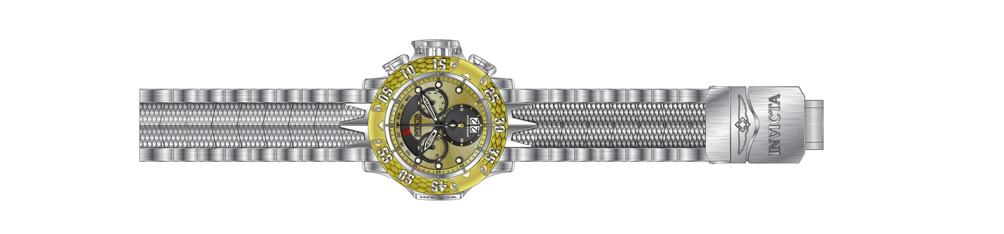 Band for Invicta Subaqua 26211