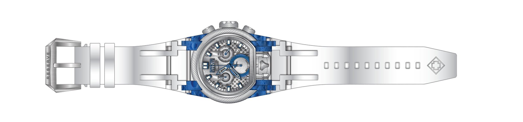 Band for Invicta Reserve 26445